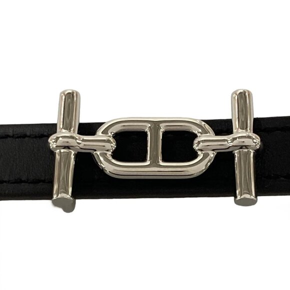 HERMES Uncle Chene Dunkle Veau Epsom W Belt 812-071225 - Picture 4 of 7